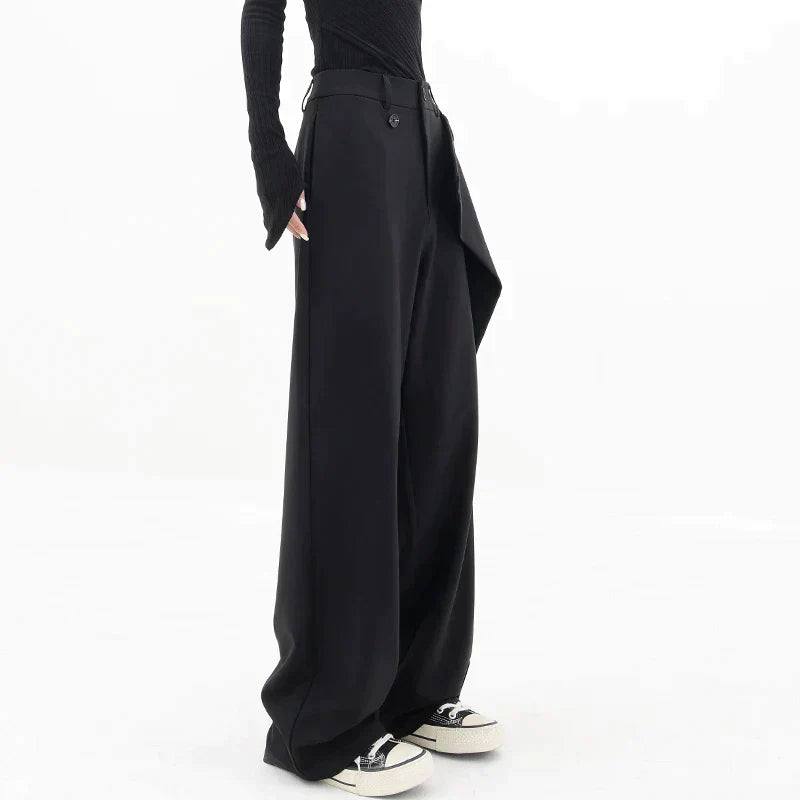 Lorry - Asymmetrical Baggy Women's Pants