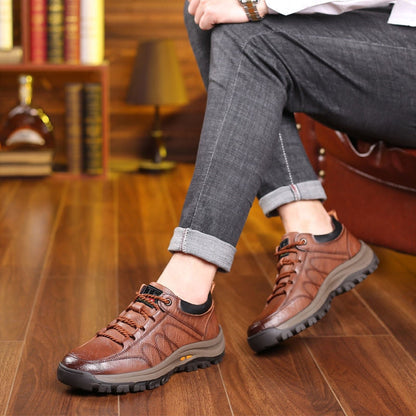 Lotte | Breathable Brown Walking Shoes