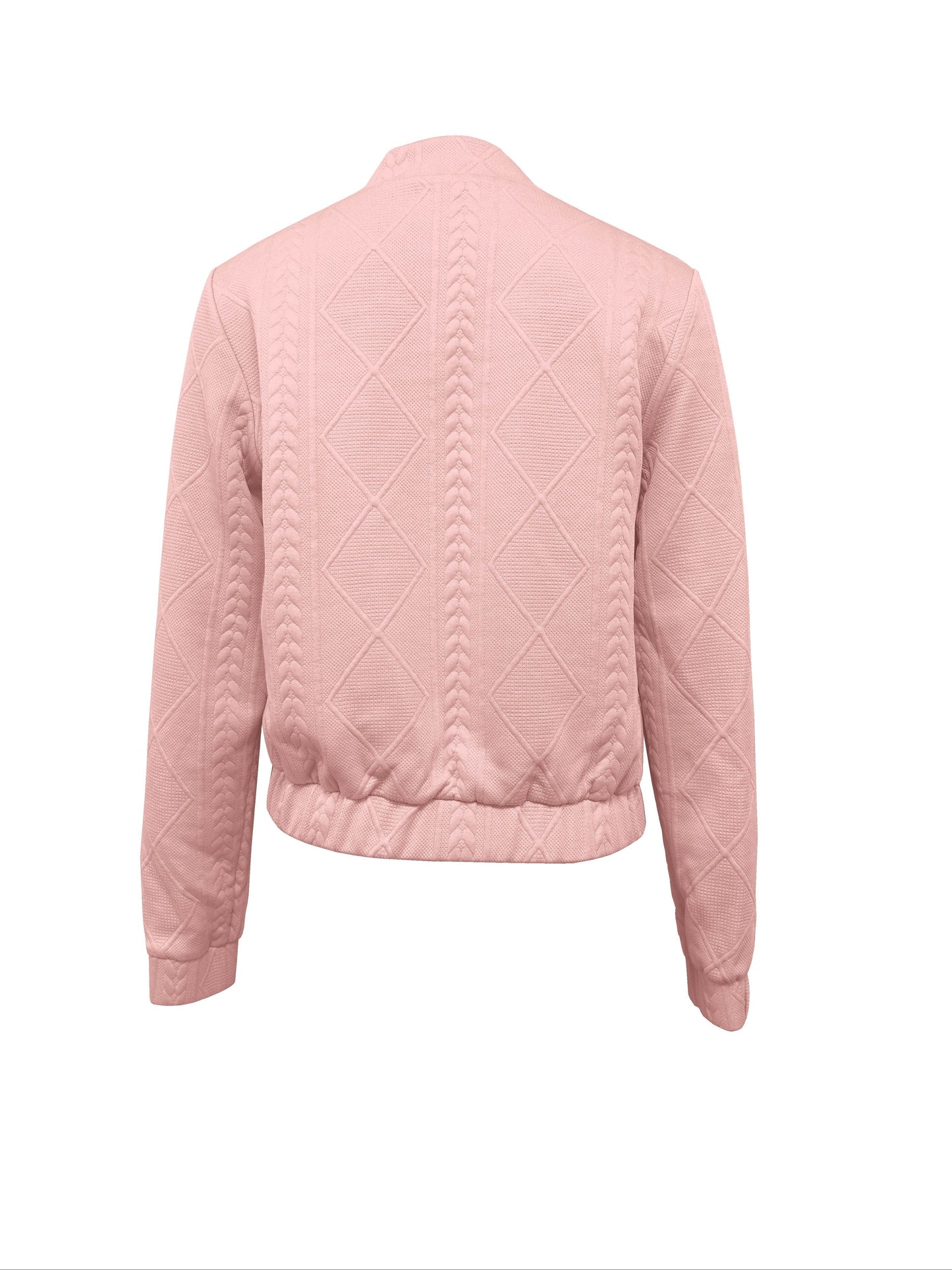 Lotte | Casual bomber jacket with plain texture