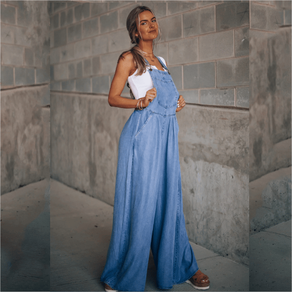 Lotte | Ladies denim jumpsuit