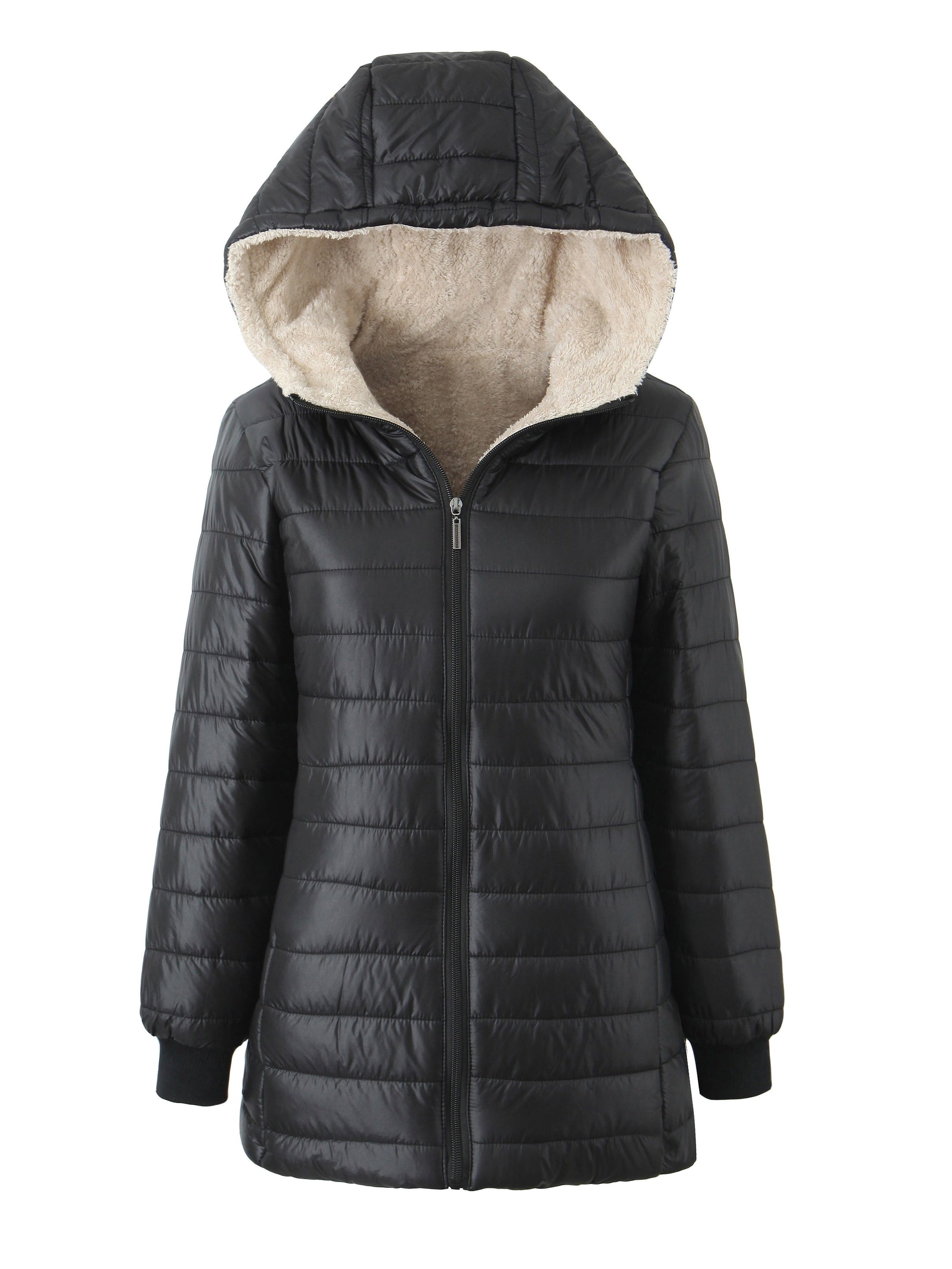 Lotte | Padded ladies' cape in solid colour