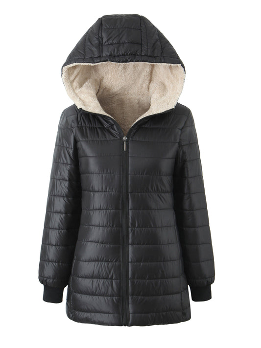 Lotte | Padded ladies' cape in solid colour