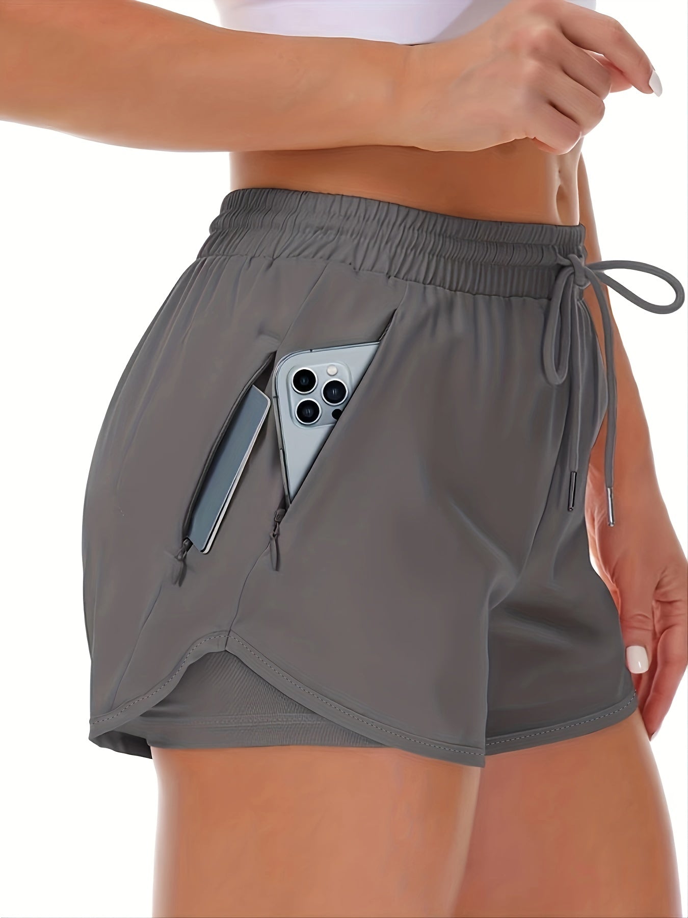 Lotte | Sporty 2-in-1 Women's Shorts with Pockets