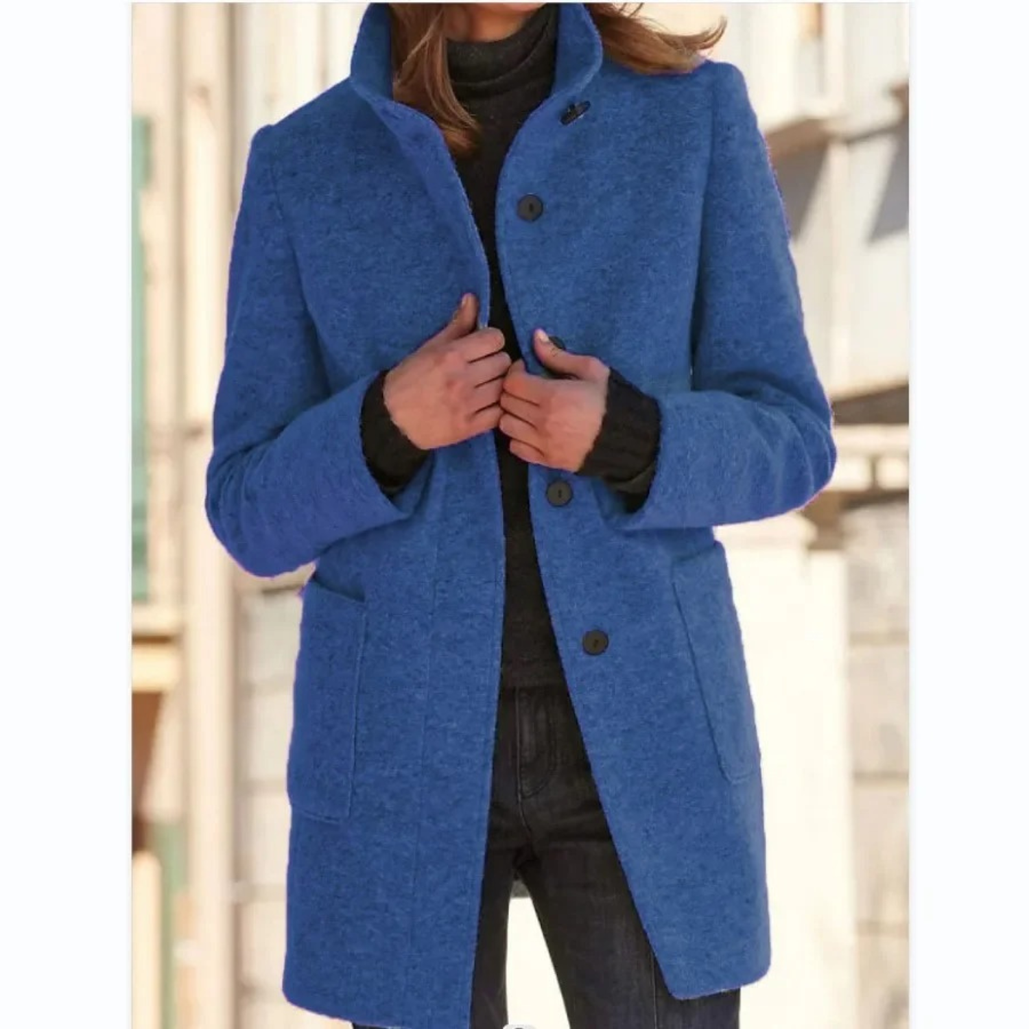 Lotte | Windproof Ladies' Coat with Stand-Up Collar