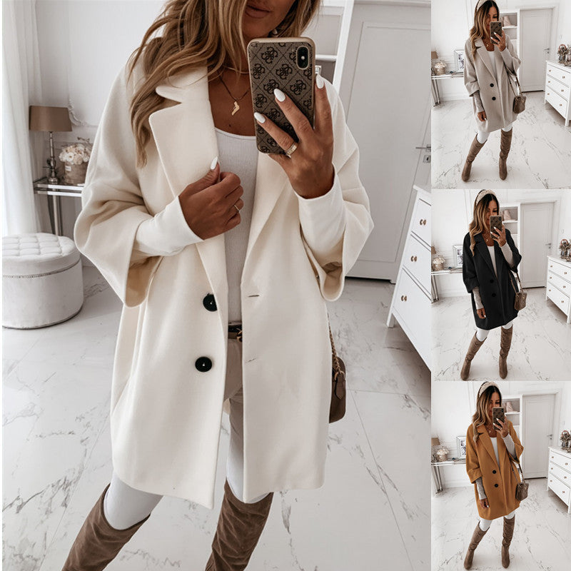 Lotte | Women's coat with 3/4 sleeves made of cotton