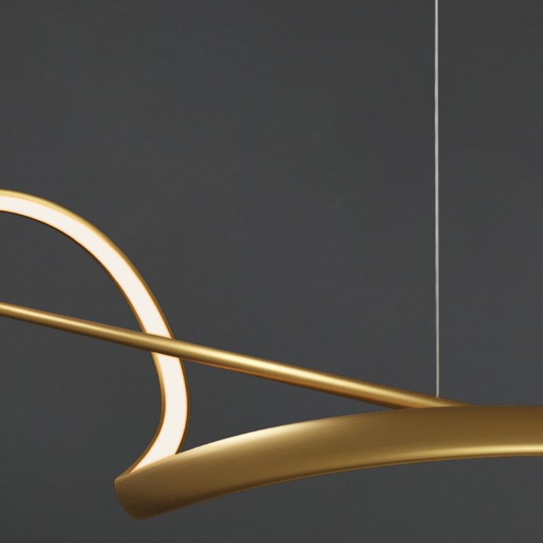 LED Pendant Light Elegant Black/Gold – Stylish and Dimmable Lighting