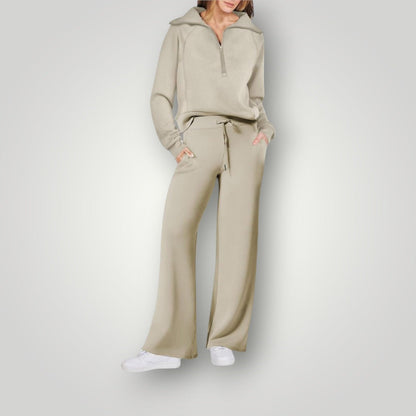 Hooded Loungewear with Zip