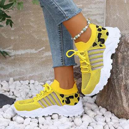Low sneaker with leopard print
