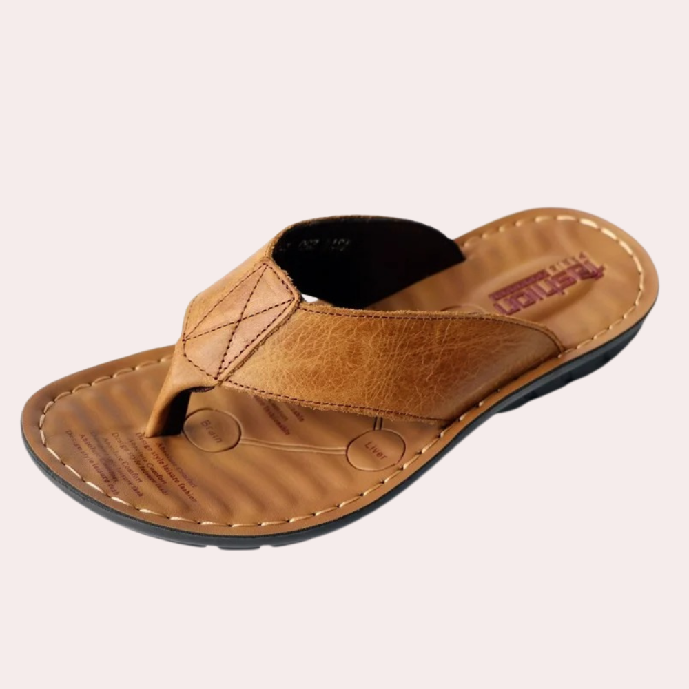 Leather Casual Slippers for Men - Martin