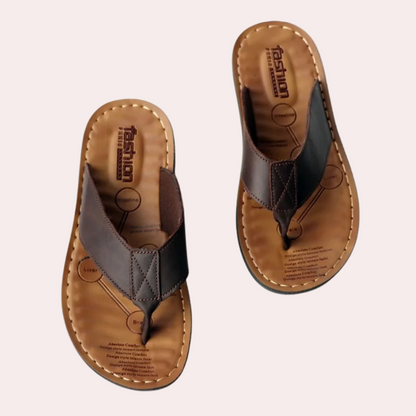 Leather Casual Slippers for Men - Martin