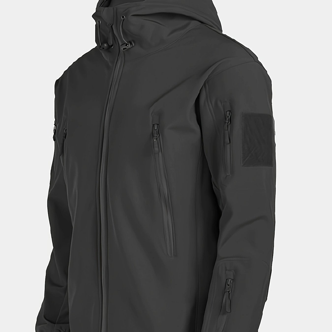 Lucas | Warm fleece men's jacket with hood