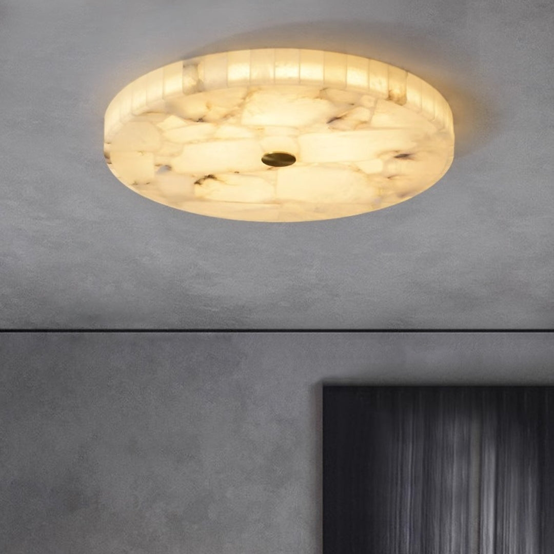Luxury Marble Ceiling Light with LED and Smart Features