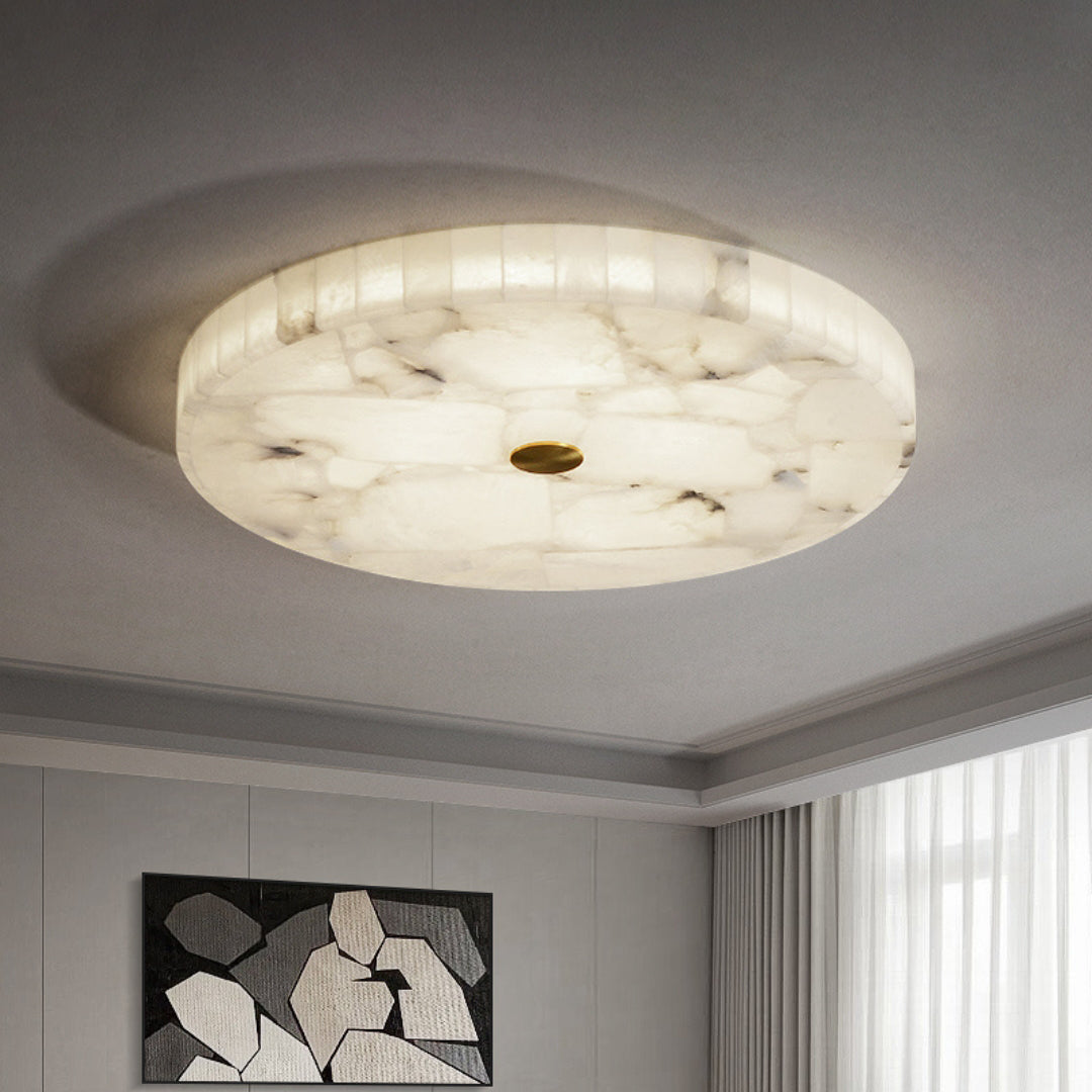 Luxury Marble Ceiling Light with LED and Smart Features