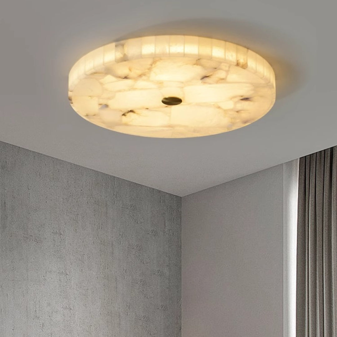 Luxury Marble Ceiling Light with LED and Smart Features