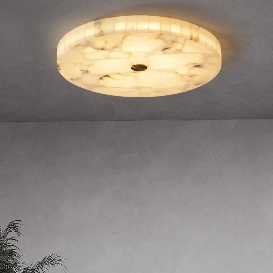 Luxury Marble Ceiling Light with LED and Smart Features