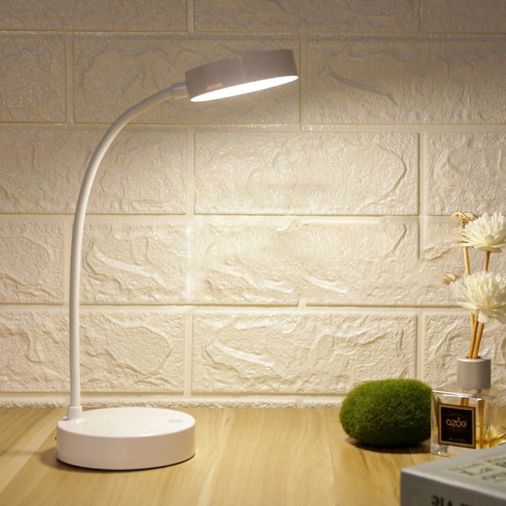 Moderní nastavitelná LED stolní lampa – stmívatelné světlo s flexibilním krkem a USB připojením