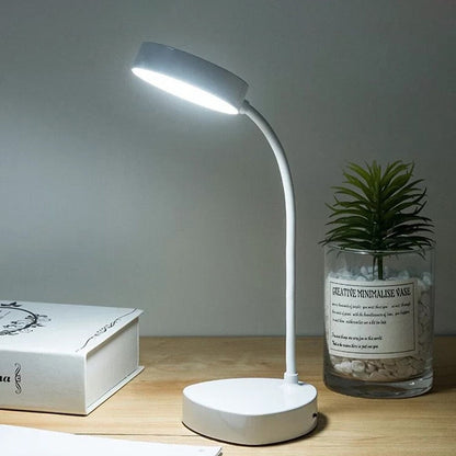 Moderní nastavitelná LED stolní lampa – stmívatelné světlo s flexibilním krkem a USB připojením