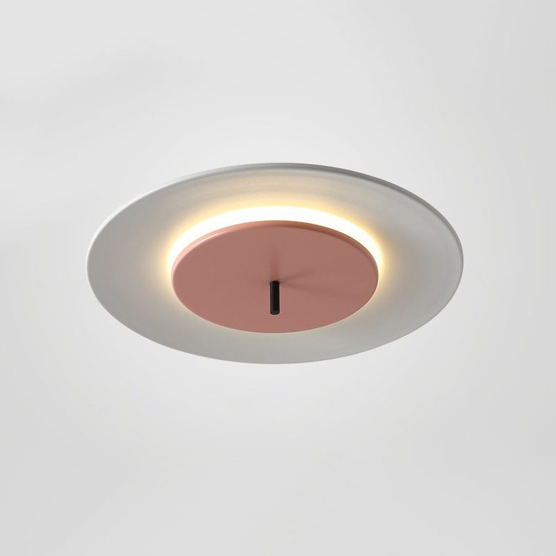Modern Nordic Lunar Ceiling Light with LED