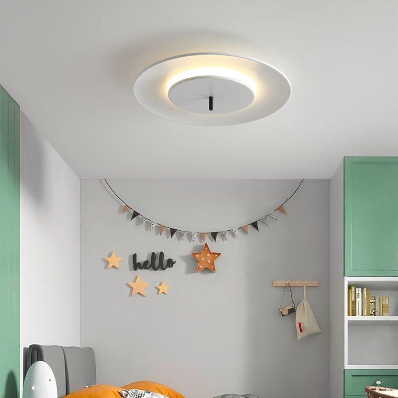 Modern Nordic Lunar Ceiling Light with LED