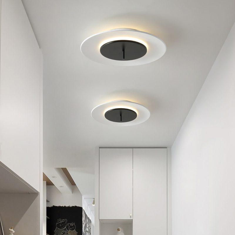 Modern Nordic Lunar Ceiling Light with LED