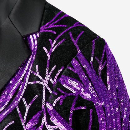 Luxe Sequin Blazer for Men