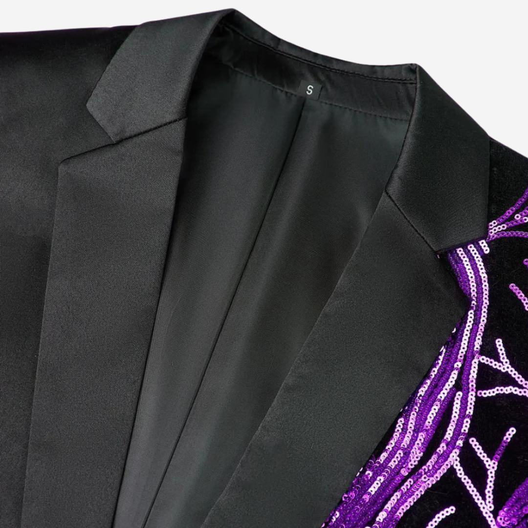Luxe Sequin Blazer for Men