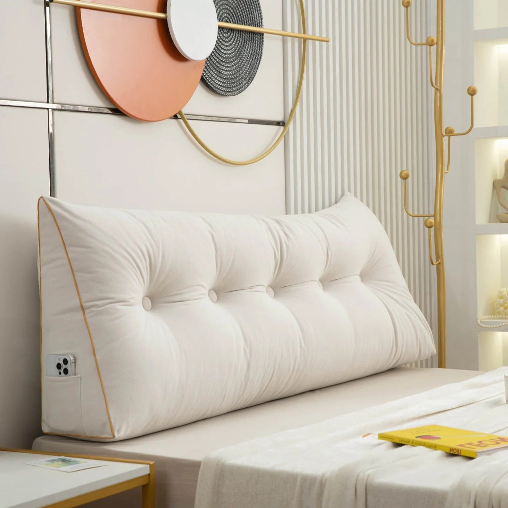 Luxurious Chic Wedge Pillow
