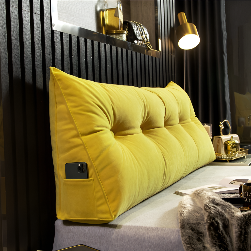 Luxurious Chic Wedge Pillow