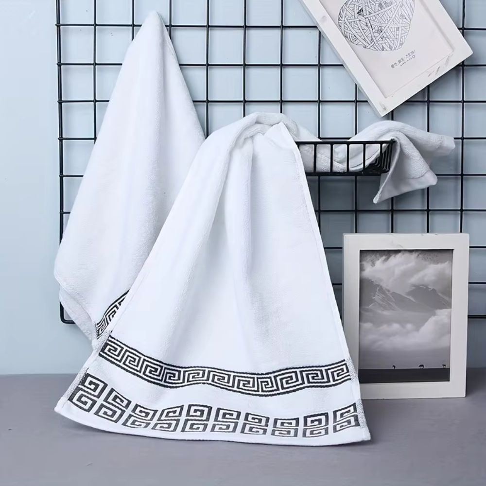 Luxury Cotton Towel Set with Soft Terry