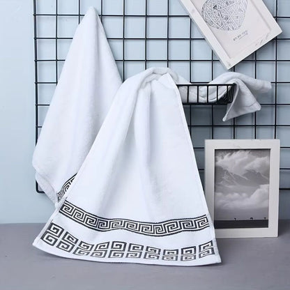 Luxury Cotton Towel Set with Soft Terry