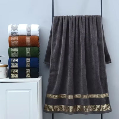 Luxury Cotton Towel Set with Soft Terry