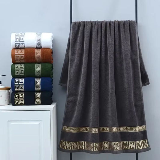 Luxury Cotton Towel Set with Soft Terry