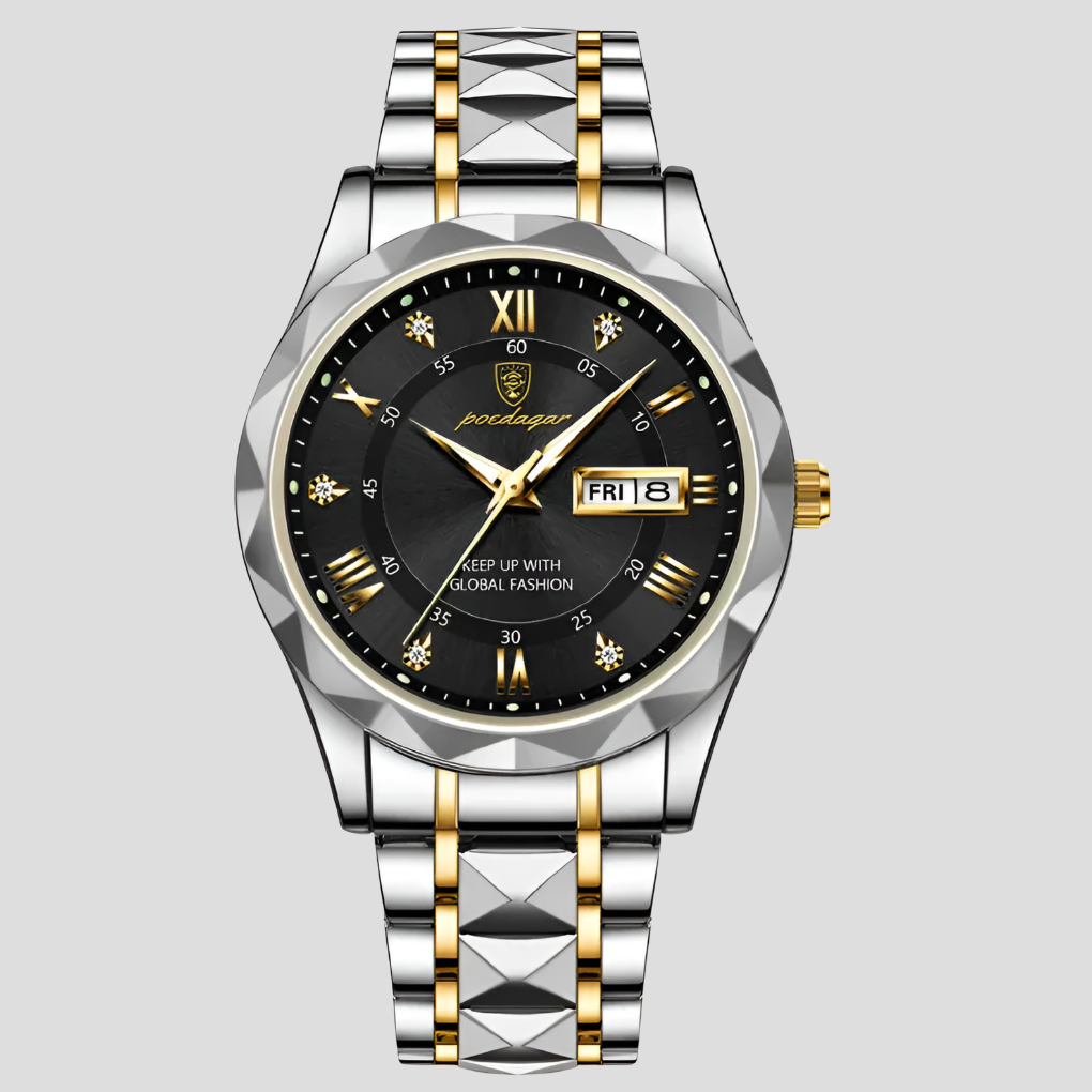 Luxury Men's Stainless Steel Watch for Daily Use