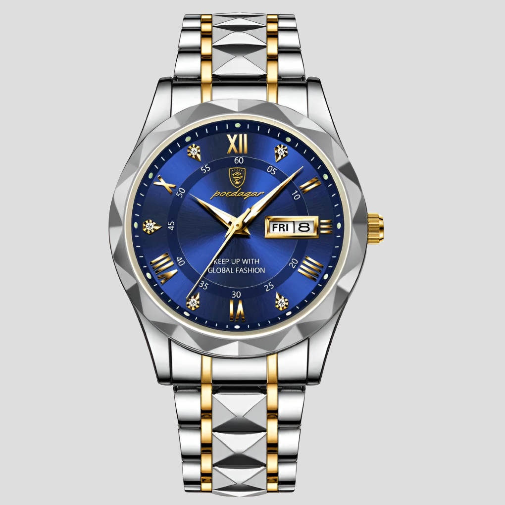 Luxury Men's Stainless Steel Watch for Daily Use