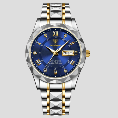 Luxury Men's Stainless Steel Watch for Daily Use