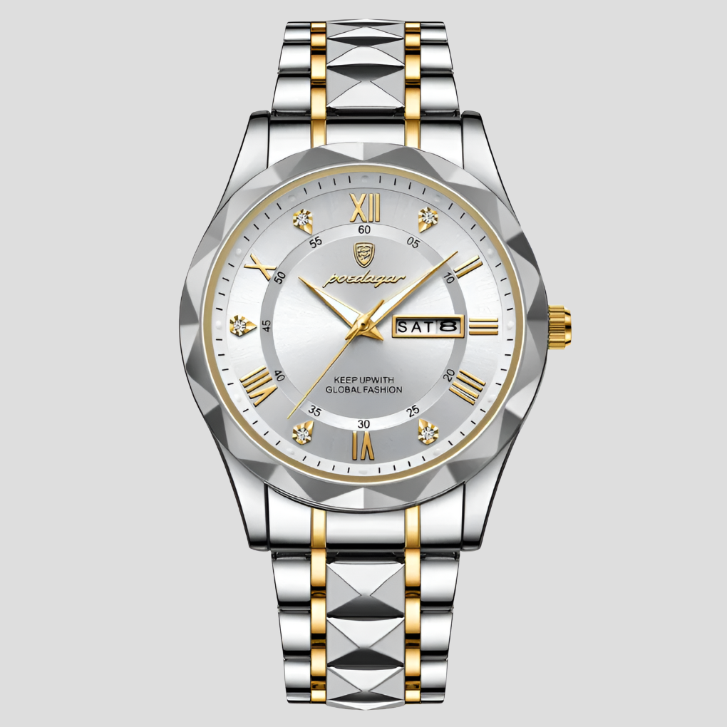 Luxury Men's Stainless Steel Watch for Daily Use