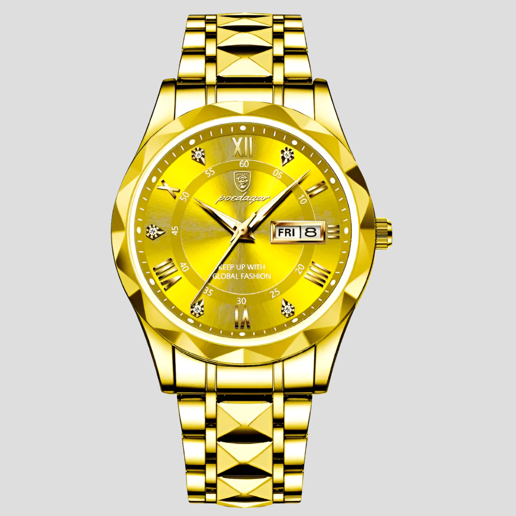 Luxury Men's Stainless Steel Watch for Daily Use