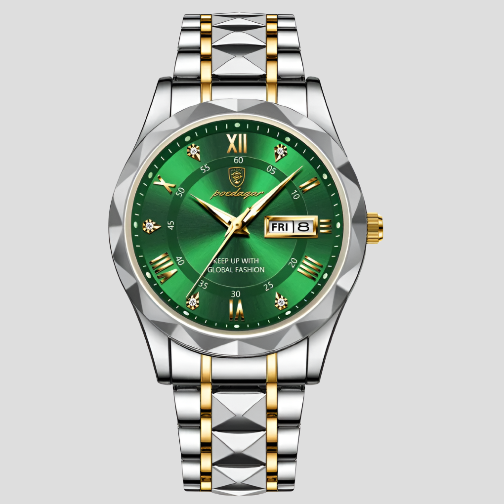 Luxury Men's Stainless Steel Watch for Daily Use