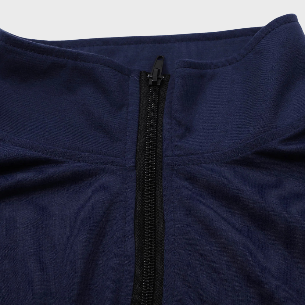 Light Summer Jumper with Zip for Men