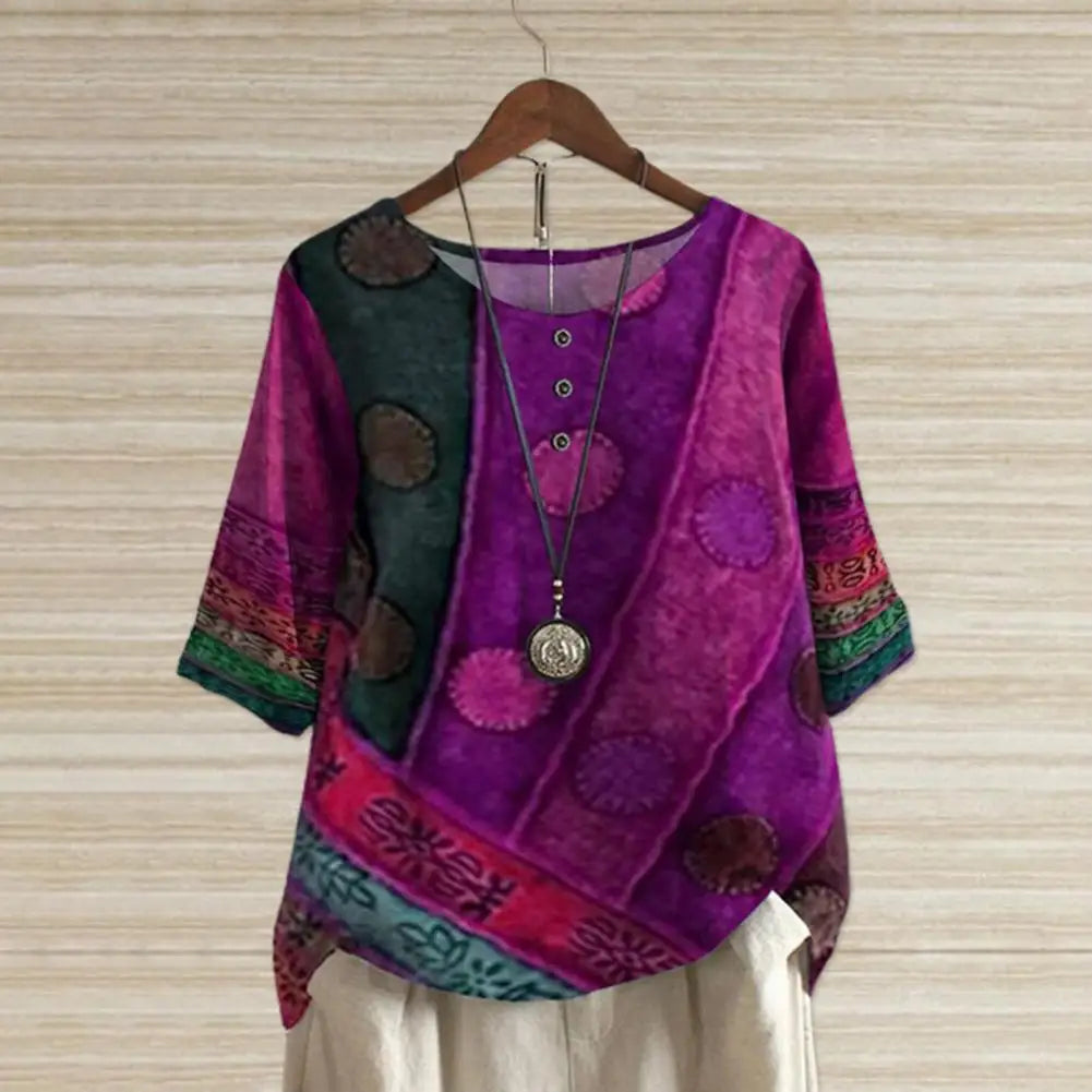 Round Neck Top - Ingrid
