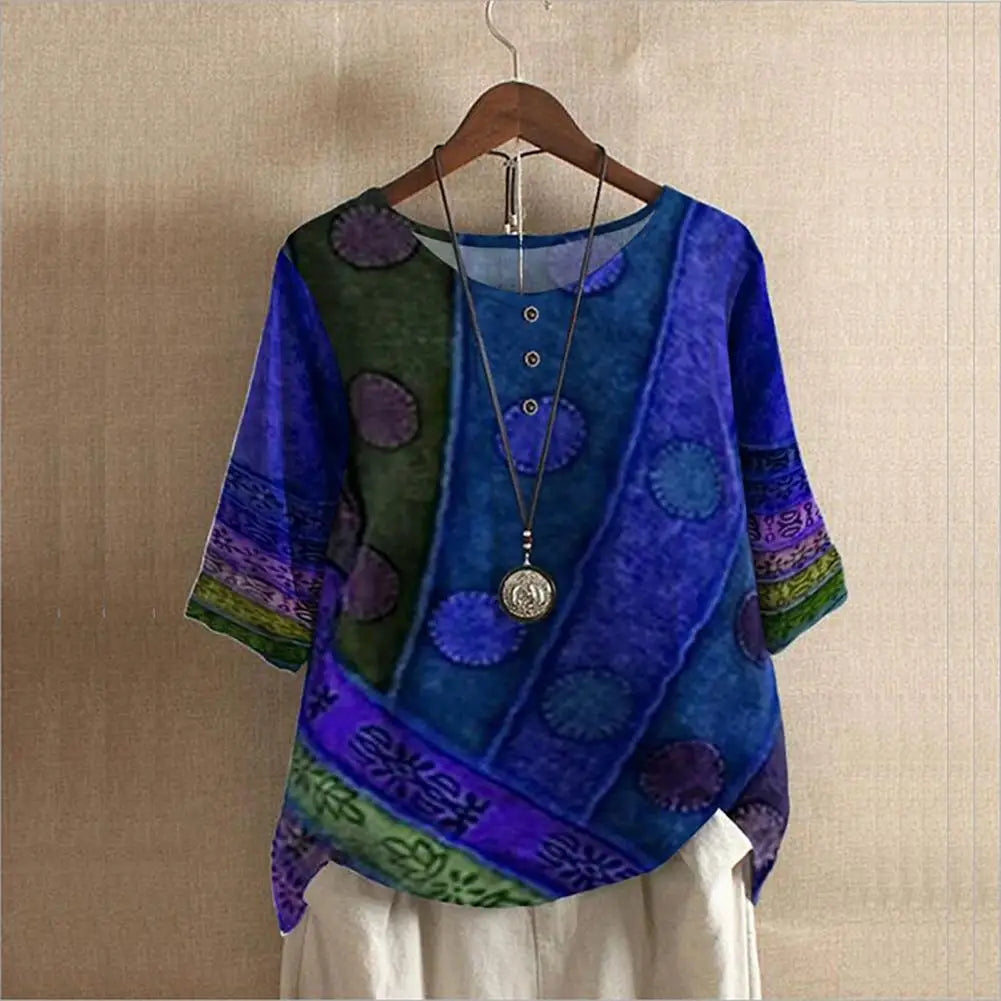 Round Neck Top - Ingrid