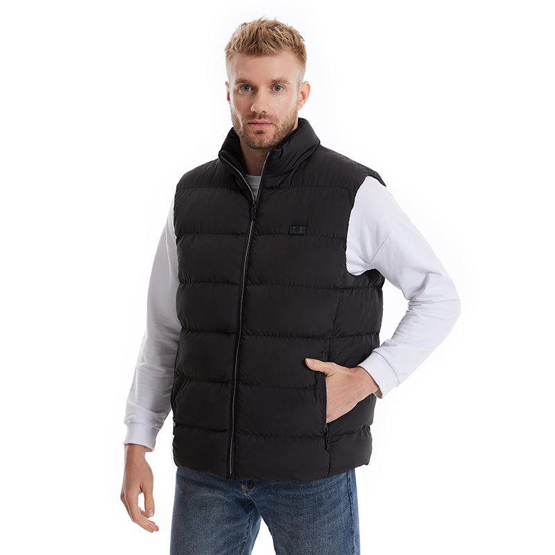 Giacca riscaldata unisex con temperatura regolabile e materiale idrorepellente