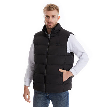 Giacca riscaldata unisex con temperatura regolabile e materiale idrorepellente