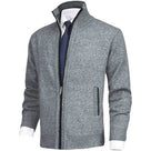 Colete de lã polar para homem com fecho