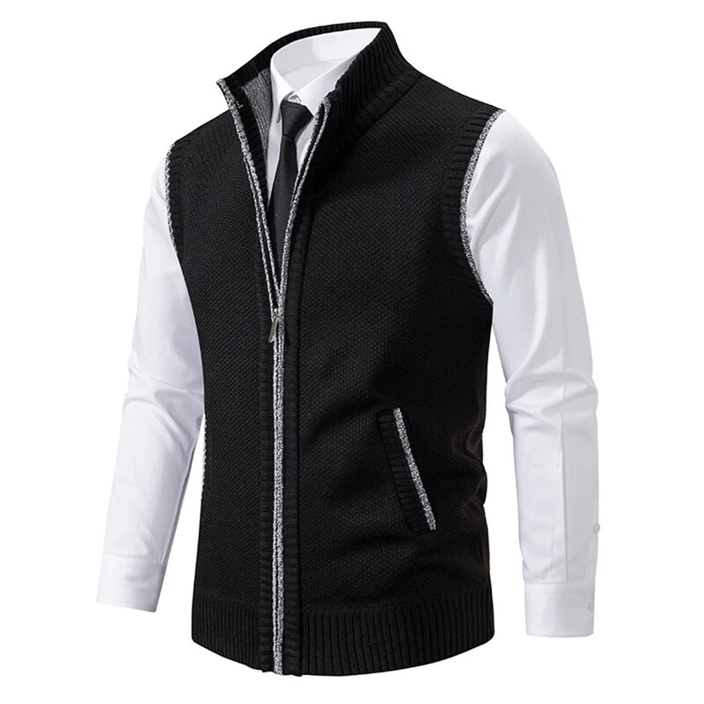 Stylish Men's Waistcoat - Polished Layer with Refined Details