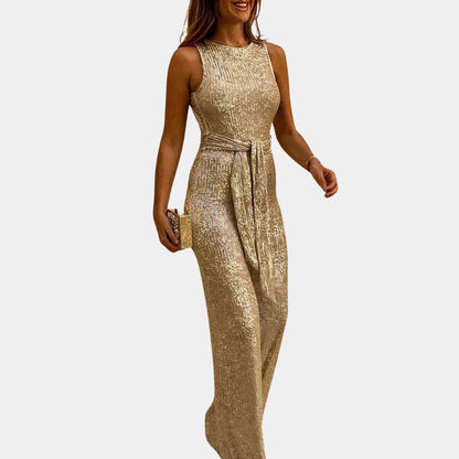 Glitter Jumpsuit Monique – Elegant Glitter Jumpsuit for Women