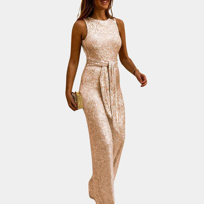 Glitter Jumpsuit Monique – Elegant Glitter Jumpsuit for Women