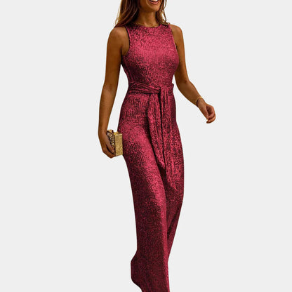 Glitter Jumpsuit Monique – Elegant Glitter Jumpsuit for Women