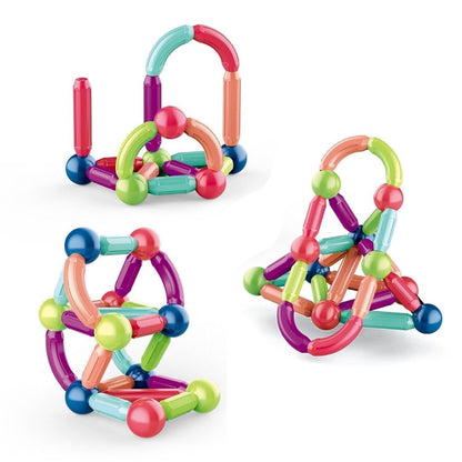 Magnetic Building Blocks Including Free Storage Box