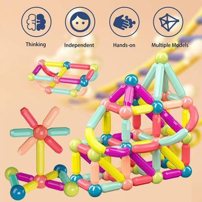Magnetic Building Blocks Including Free Storage Box